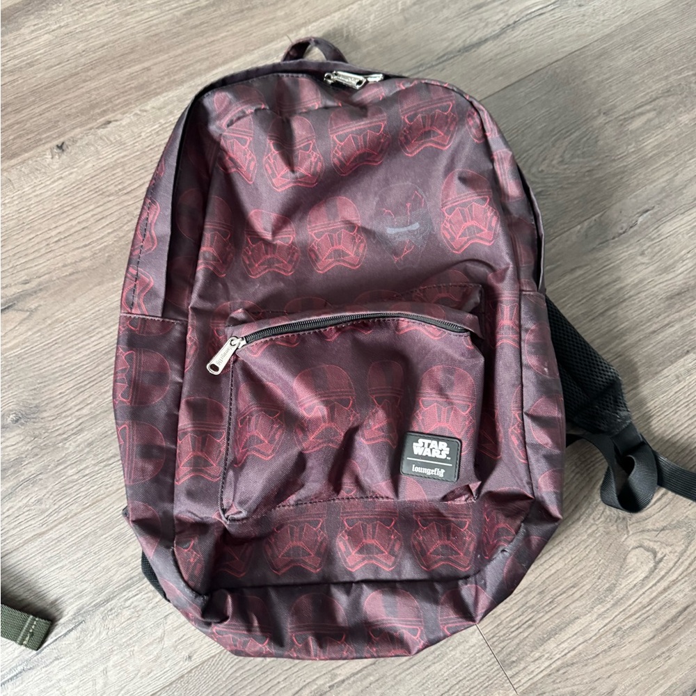 Loungefly Star Wars Burgundy Backpack